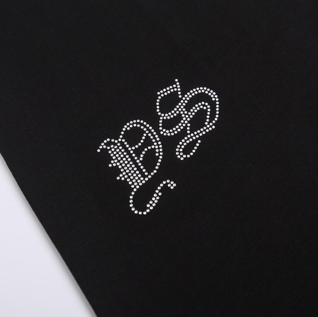 1958 CHROME HEARTS 2025 Summer New High Quality Cotton Round Neck Loose Large Size Men's and Women's T-shirt Couple T-shirt