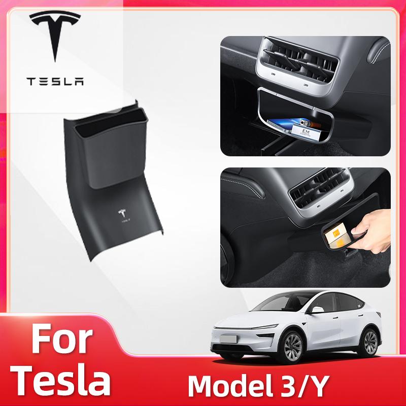 Car Sticker For Tesla Model 3 Y Juniper Highland 2025+ Rear Storage Box Out of Trend Anti-kick Pad Guard Accessories Tools Car