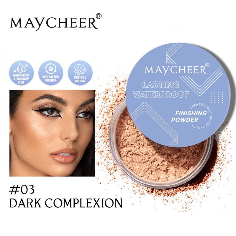 Maycheer Long Lasting Waterproof Matte Loose Powder For Setting Makeup