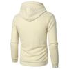 Men’s European & American Jacquard Knit Hooded Sports Top - Autumn/Winter