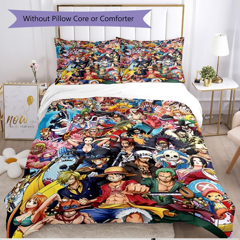 3pcs Duvet Cover Set (1*Duvet Cover + 2*Pillowcase, Without Core), One Piece Print Soft All‑Season Bedding Set, Home Bedroom Decor Gift