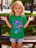 Galaxy Star Whale Shark Colorful Animal Cartoon Graphic Print T Shirt Family Matching Boys Girls Kids Short Sleeve Daily Tees