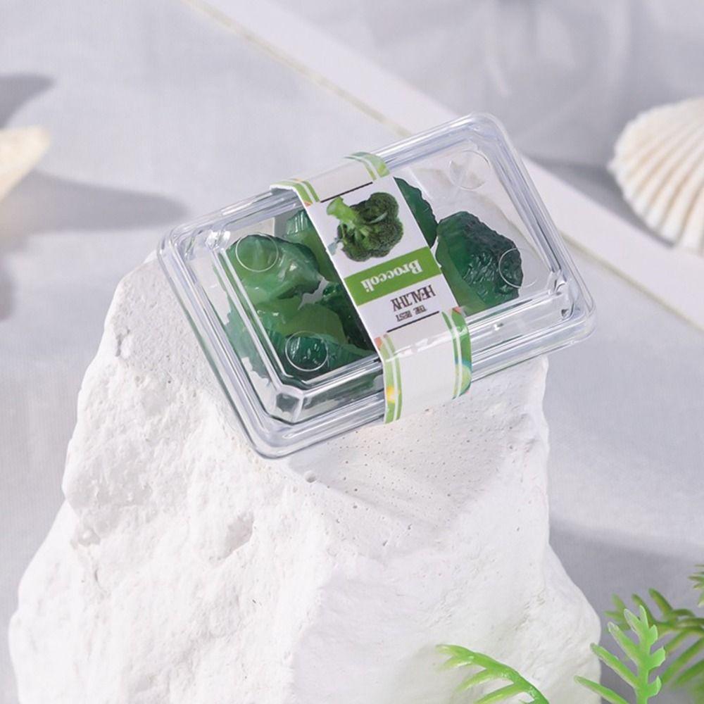 Clear Box Dollhouse Vegetable Model Simulated Design Simulated Food Dolls House Accessories  Gift