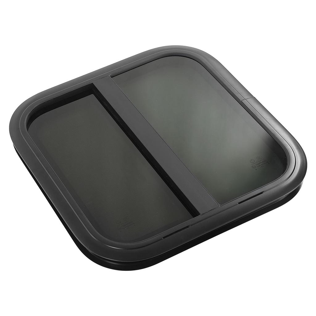 L500 H500mm RV Sliding Window Tempered Glass Anti UV Movable Insect Net Aluminum Alloy Frame for Trailer Marine Camper