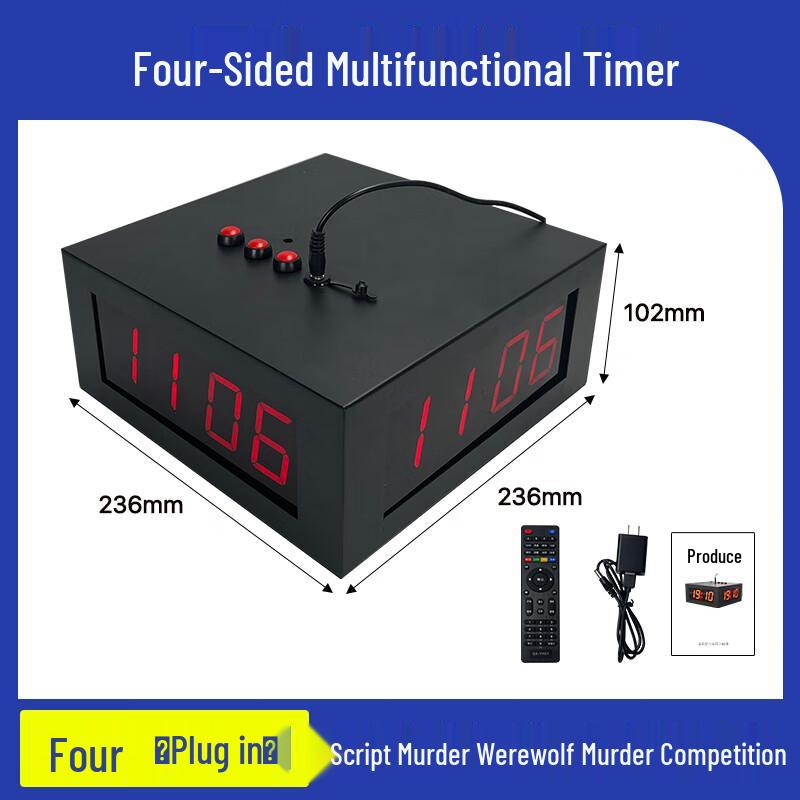LED Digital Countdown Stopwatch Timer
