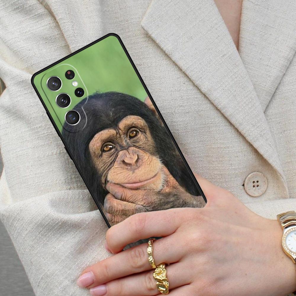 Orangutan Monkey Primates Animal Cell Phone Case for Samsung Galaxy S26 Ultra S25 S24 S23 S22 S21 S20 Note10 Cover