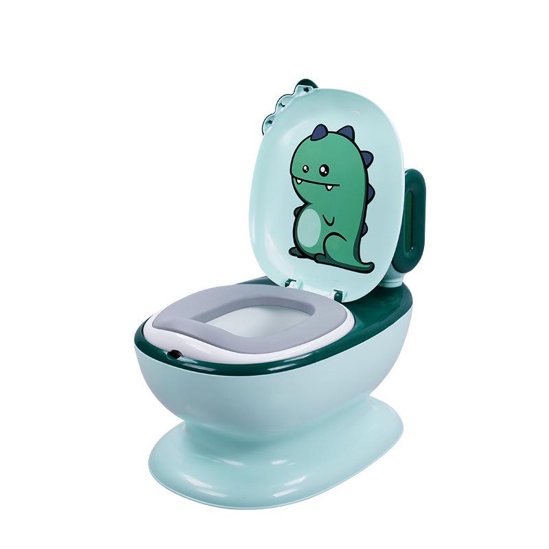 Children's Large Simulation Potty with PU Soft Cushion for Boys and Girls