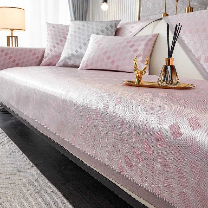 

Summer New Sofa Cushion Summer Mat Seat Cushion Modern Simple High-End Cool Sofa Cover Cover Cloth 70*70cm