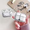 World Travel Routes Clear Earphone Cases Cover Case For Airpods 4 Pro2 2 3 1 Pro Pro3