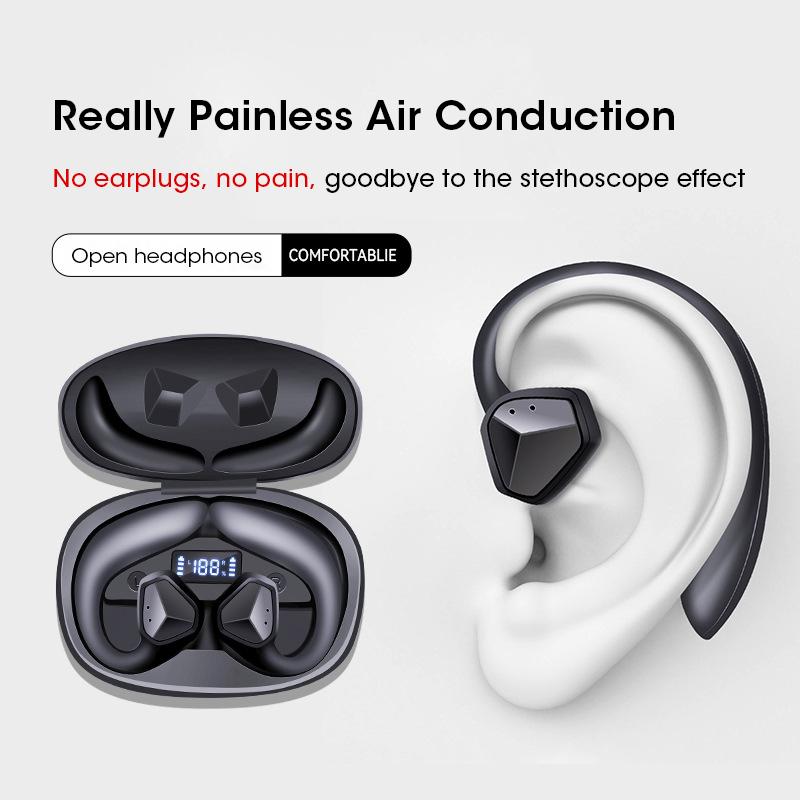 Bluetooth 5.3 Air Conduction For Xiaomi Wireless Earphones Noise Reduction Sports Waterproof Ear Hooks Headsets