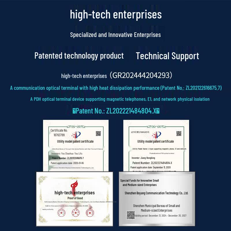 Boyang Integrated Services Optical Transceiver