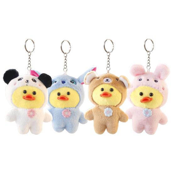 12 cm süßer Schlüssel, entzückender Ornament-Anhänger, Panda-Puppe, Plüsch