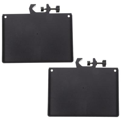 SEWACC Bandeja para Suporte de Microfone Bandeja para Microfone Partitura Acessório Microfone Conjunto de 2 Montagem, Suporte, Música, Microfone, Suporte, Bandeja, Bandeja,