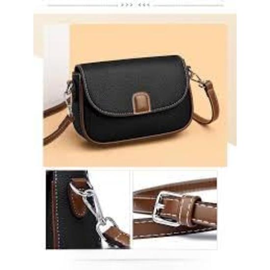 AKSUTI Damen Quadratische Umhängetasche, PU-Leder, kleine Schultertasche