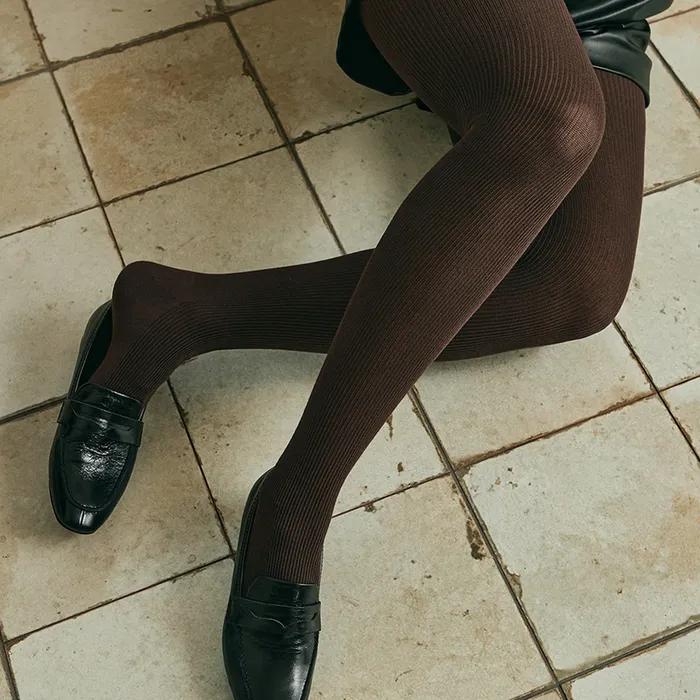STB021 Cotton Rib Tights (8 Colors)
