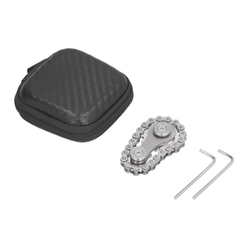 Stainless Steel   Sprocket Toy Children Gears Linkage Bike Chain Toy for ADHD