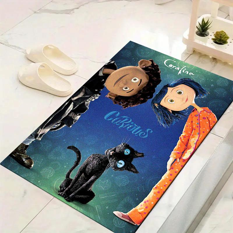 Cartoon Coraline Carpet Rug for Living Room Bedroom Home Sofa Decoration,Kids play Non-slip Floor Mat