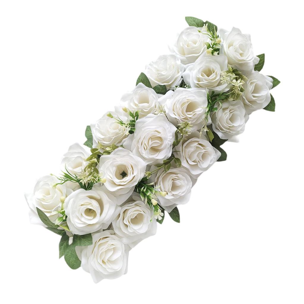 3D Silk Rose Floral Decorative Floral Backdrop Wall Decorative Faux Flower for