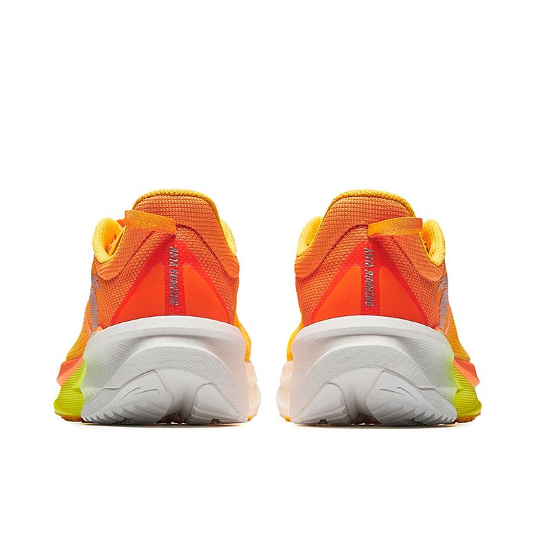New ANTA Plastic Pioneer Running Shoes Men's Low top Fluorescent Mango Orange/Papyrus White/Fluorescent True Orange 912445599-8