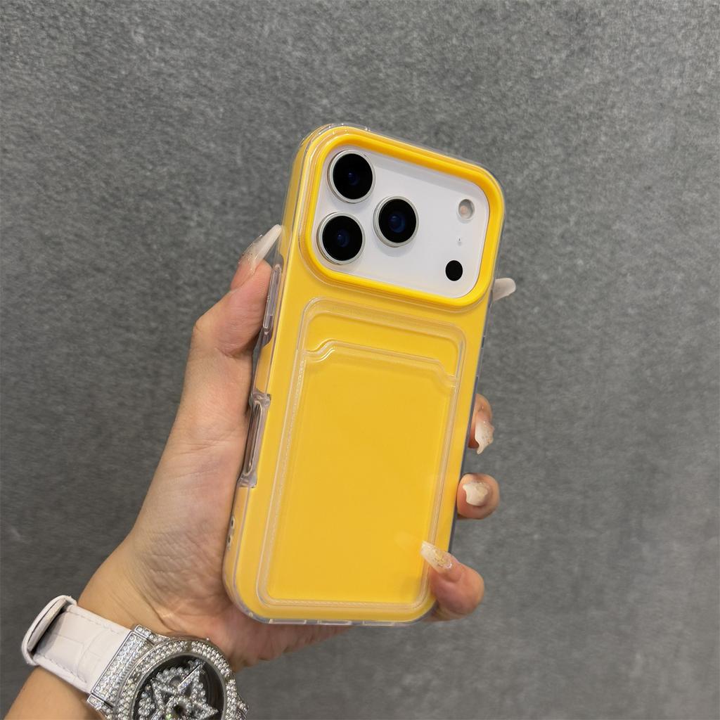 17pro Max Card Photo Insert Slot Wallet Soft Candy Color Phone Case for For Iphone 17 16 1 14 13 12 Pro Max 17Air Shockproof Cover