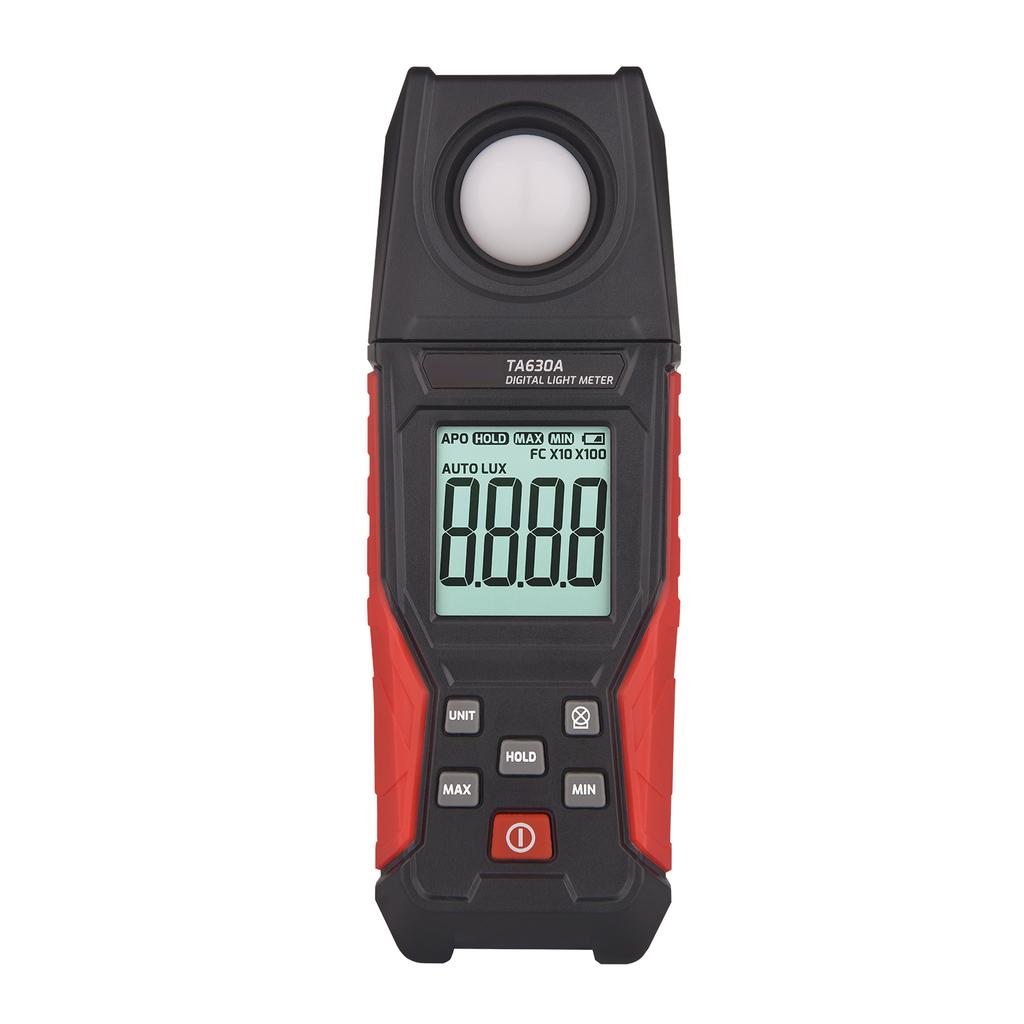 TASI Digital Light Meter Illuminance Lux Meter with Record Function LCD Display 0 200,000 Measurement Range Flexible