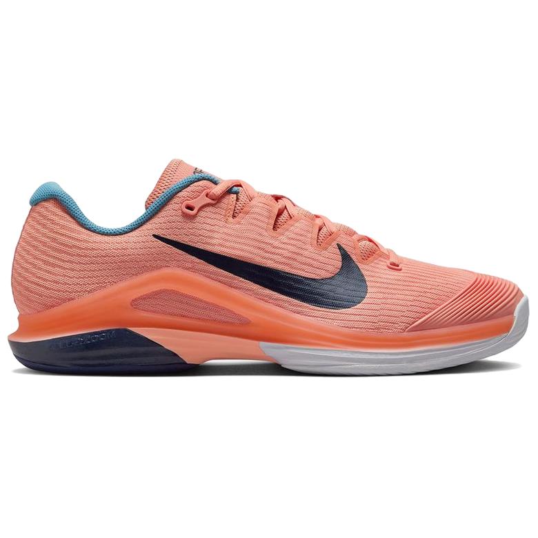 NikeCourt Air Zoom Vapor 12 HC Apricot Agate Obsidian Men Sneakers Orange White Denim-Turquoise FV5552-800