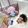 Chic Frizzy-Haired Kid Clothing Style Plush Pendant Doll