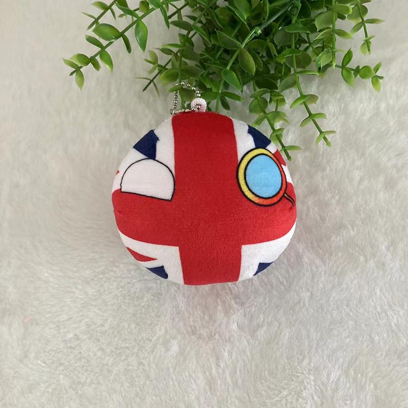 Julegaver Country Ball Plysjdyr 10Cm Polandball Anheng Landsflagg Kuler Countryball Kosedukke