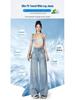 Women's Tencel Lyocell Wide-Leg Jeans: Summer 2025 Lightweight Loose Fit with Slim Draped Design