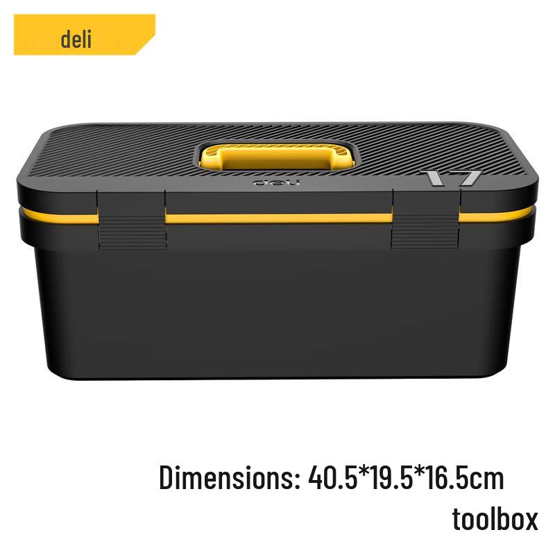 Deli 17-inch Reinforced PP Toolbox
