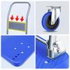 Uholan Folding Trolley Pull Goods Moving Trailer Office Shopping Cart Bearing Strength 400KG Hauling