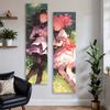 Süßer Magisches Mädchen Vertikaler Wandteppich Madoka Und Homura Langes Wandbehang Teenager Schlafzimmer Wohnheimzimmer Dekoration