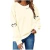 Ladies' Loose Comfortable Casual Fashionable Halloween Printed Long Sleeved Sweatshirt