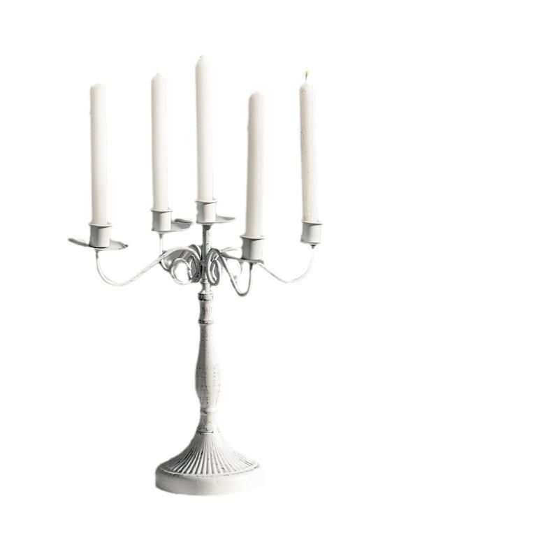 1/3/5 European Retro Candlestick Decoration Household Romantic Candlelight Dinner Wedding Shooting Props
