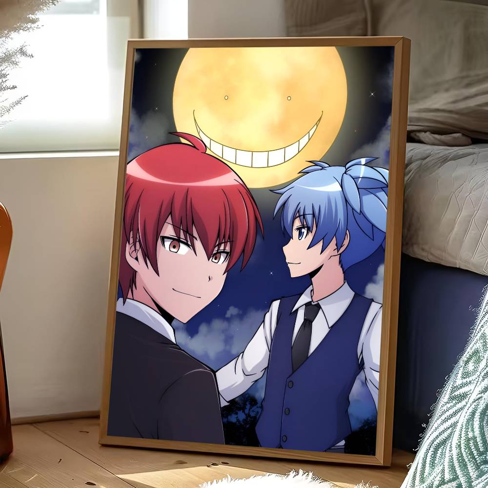 A-Assassination Classroom Poster Sticker Print Waterproof Wall Art For Living Room Bedroom Home Decor