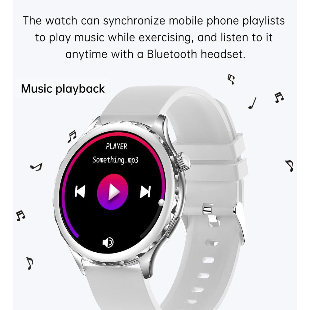 1.32" Smart Watch Women Blue Tooth Call Smartwatch Original Lady Watches Sports Fitness Heart Rate Waterproof Bracelet