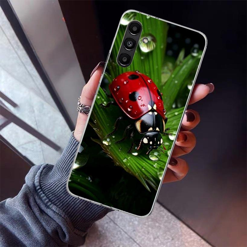 Insect Seven-Star Ladybug Phone Case For Samsung Galaxy A17 A16 A15 A14 A13 A57 A56 A55 A54 A53 A37 A36 A35 A34 A33 A26 A25 A24