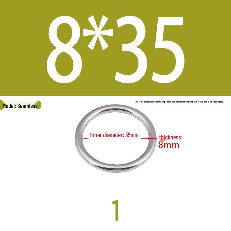 304 Stainless Steel Seamless O-Ring for Lifting and Hammock Yoga Connection