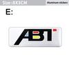 Volkswagen Series Aluminum Badge Car Body Stickers Decals For VW GTI Polo Golf Passat Tiguan Arteon Taigo Caddy Jetta CC Hub Cap