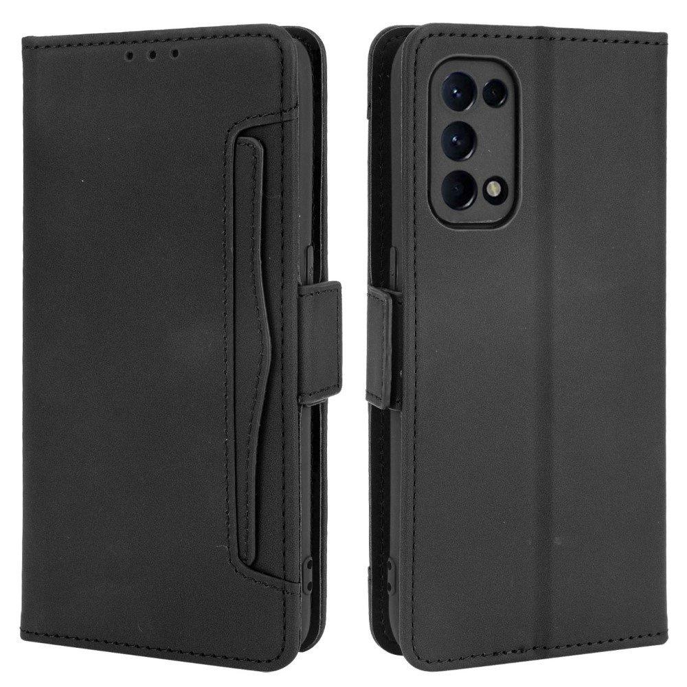 Flip Case for Oppo Reno 5 5G, Card Slot, Black