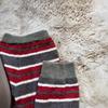 2025 Winter Women's Fluffy Velvet Pajama Set - Striped Color Block, Round Neck, Thickened for Christmas and New Year.