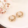 Rose Latest Fancy Stylish Copper Zircon Bali Earrings for Women and Girls