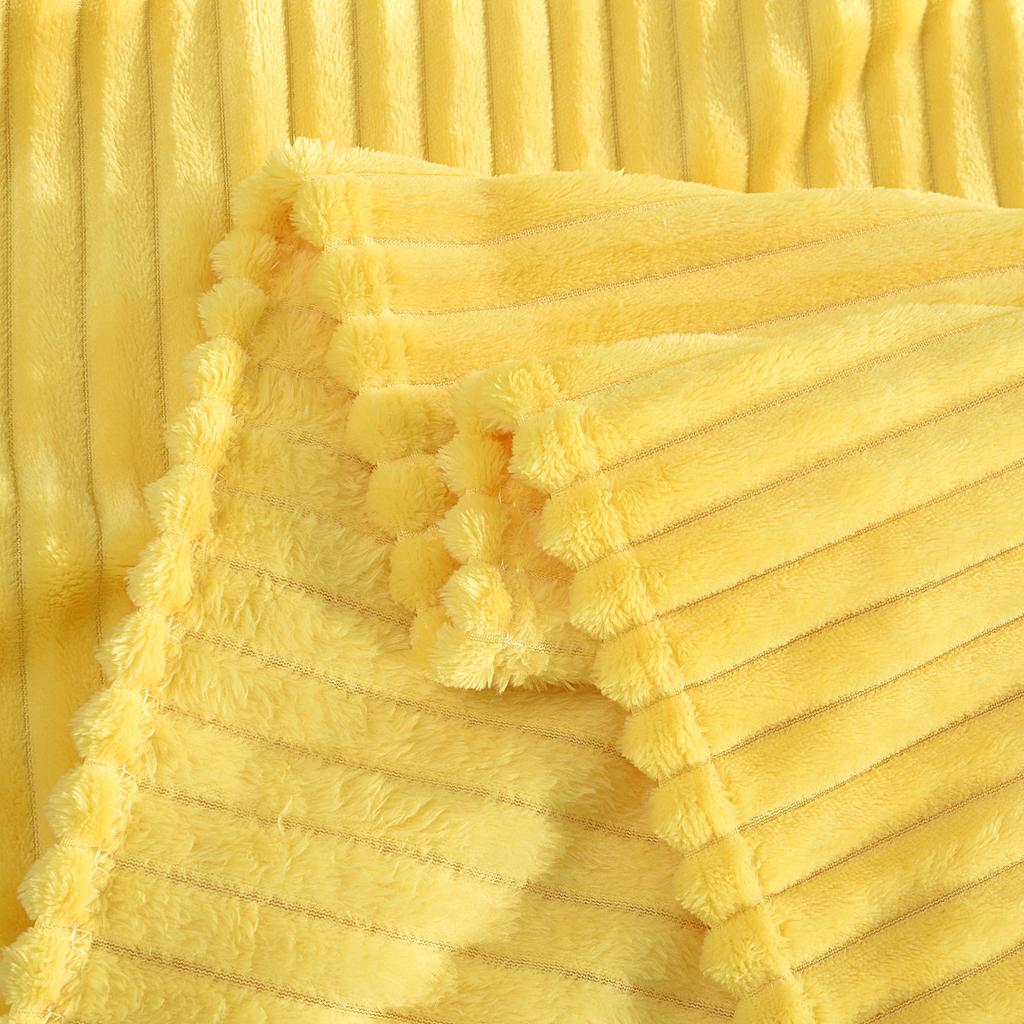 Podzimní a zimní zesílená sametová přikrývka Jednobarevná přikrývka na rozkládací pohovku Teplé prošívání Nadýchaný přehoz na postel kostkovaná přikrývka na pohovku