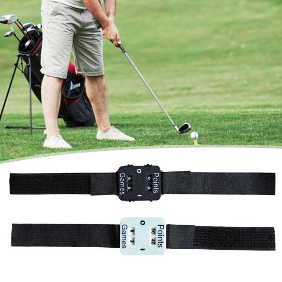 1/2 Stück Golf Handgelenk Scorezähler Herren Damen Manuell Golf Schlagzähler Uhr Leichtes Schlagzähler-Werkzeug Golfzubehör