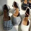 Fashion Retro square toe Mary Jane shoes embroidered thick heels thick waterproof platform buckle strap high heels single shoes