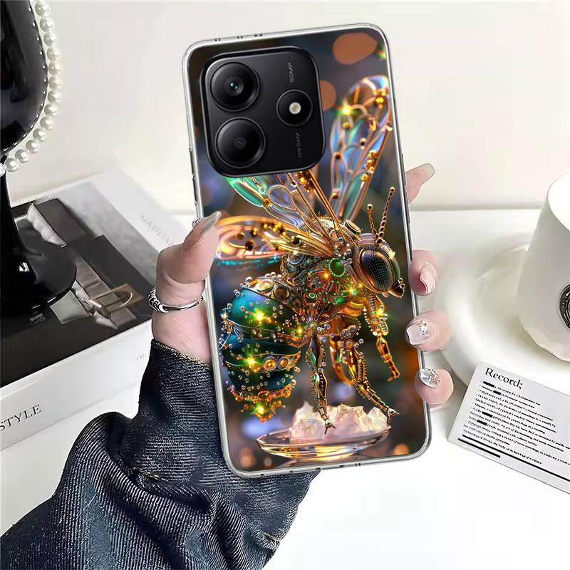 Bienenstock Honig Tier Weiche Handyhülle Für Xiaomi Redmi Note 15 14 14S 13 12 Pro Plus 12S 11 11S 11E 10 10S 11T 5G Hüllen Coqu