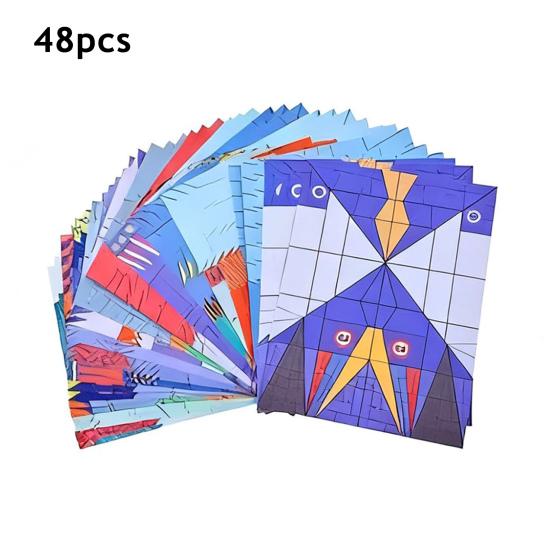16/48Pcs/Set Paper Airplane Kits with 16 Classic Design DIY Paper Planes Origami