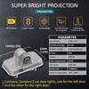 CGANEI1 2Pcs LED Car Door Welcome Lights For Nissan Teana J31 2003 2004 -2018 2018 2020 2021 2022 Navara Nismo Projector Accessories