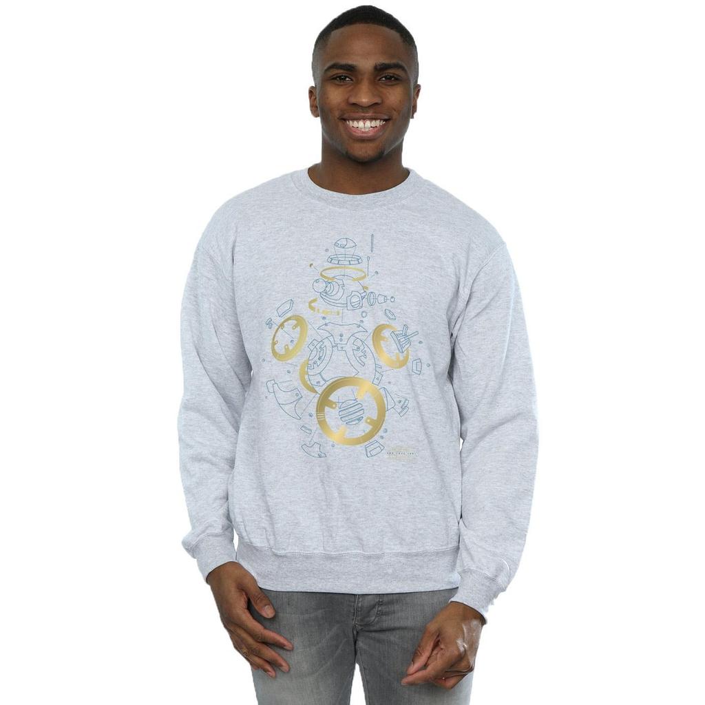 STAR WARS Mens The Last Jedi BB-8 Deconstructed Sweatshirt