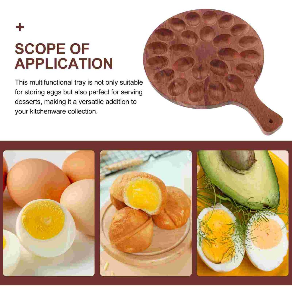 Taca na jajka faszerowane Prosty stojak Podstawa do przechowywania Dozownik Półmisek do serwowania Domowe naczynia kuchenne Uchwyt wielkanocny